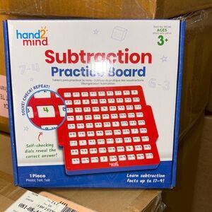 5/$15 Hand2Mind Subtraction Practice Board